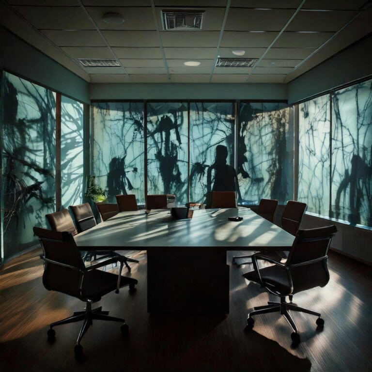scary conference table